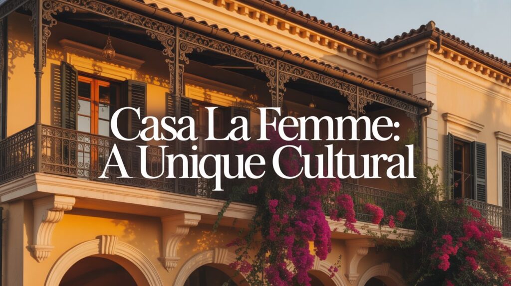 Casa La Femme A Unique Cultural