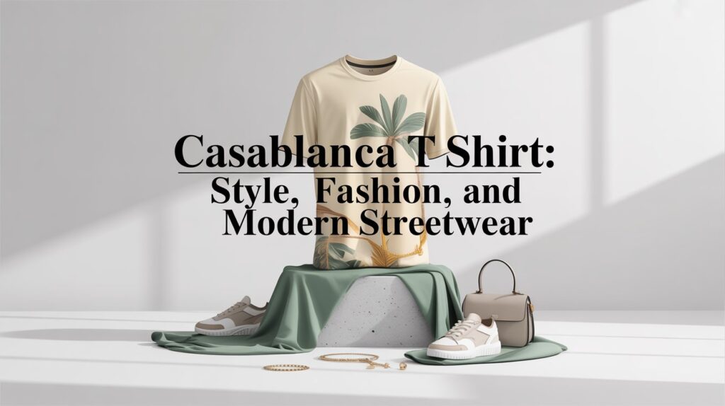 Casablanca T Shirt Style, Fashion, and Modern Streetwear