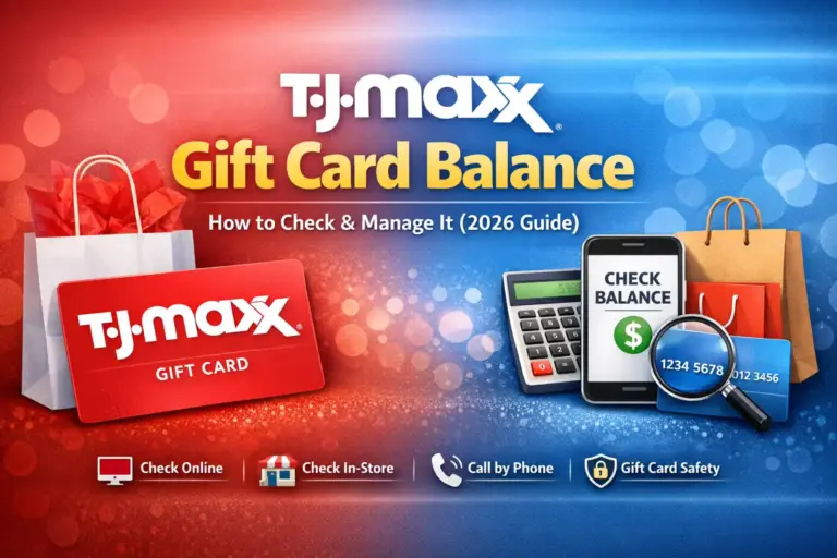 TJ Maxx Gift Card Balance