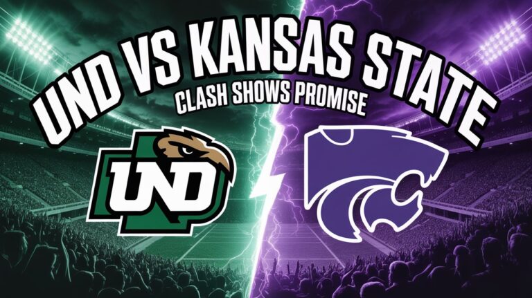 UND vs Kansas State Clash Shows Promise