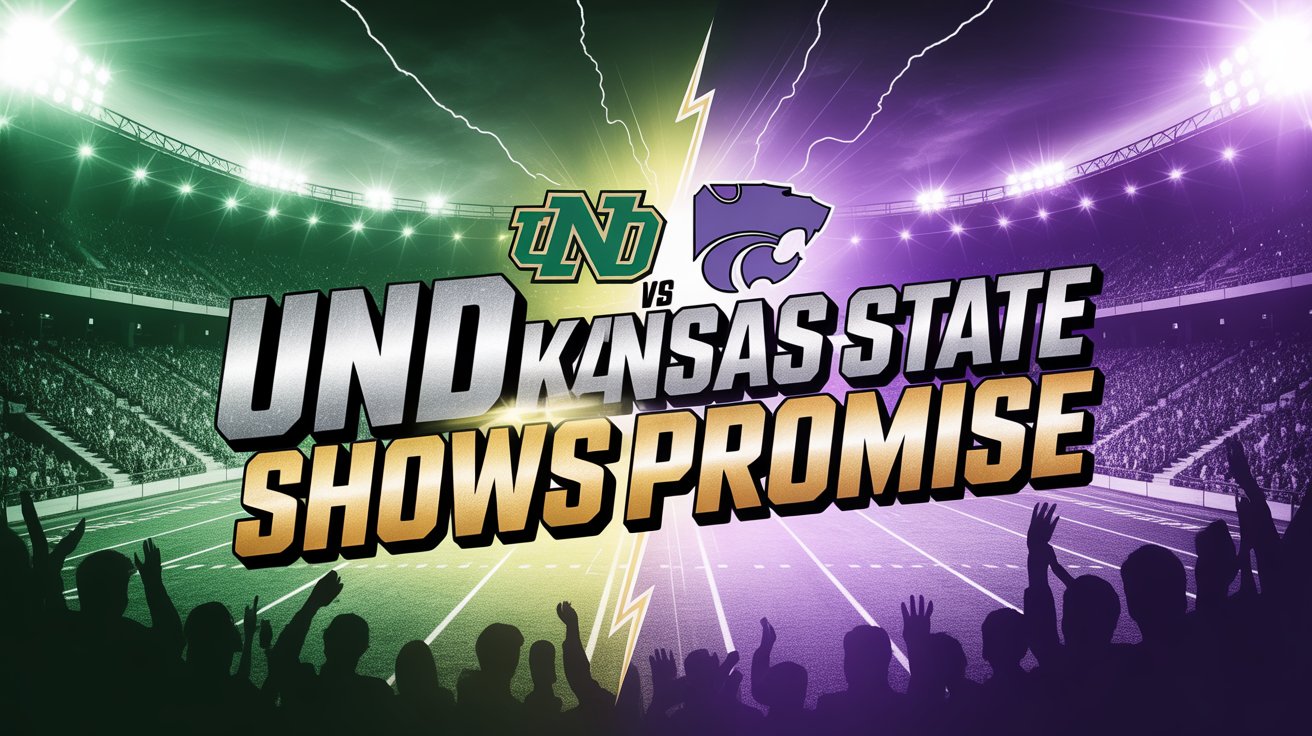 UND vs Kansas State Clash Shows Promise