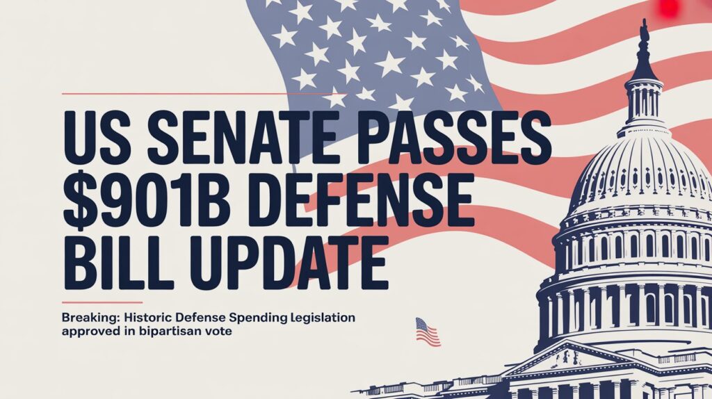 US Senate Passes $901B Defense Bill Update